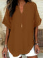 "Charlie" V-Neck Tunic Blouse