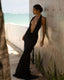 Satin | Halter Maxi Dress
