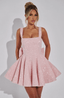 Amelia | Blush Mini Dress