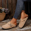 "Mabel" Suede Cork Clogs
