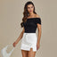 Mia Flex-Denim Mini Skirt