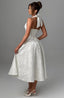 Effie | Plunge Halter Midi Dress