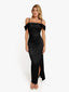 “Xena” Satin Draped Gown
