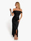“Xena” Satin Draped Gown