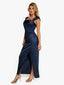 “Xena” Satin Draped Gown