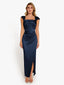“Xena” Satin Draped Gown