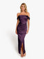 “Xena” Satin Draped Gown