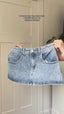 👖 Lena | Low-Rise Denim Mini Skirt