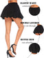 Romi | Ruffle Hem Mini Skirt with Double Layer