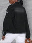 "Classic Edge" Distressed Denim Jacket