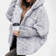 NOA - Oversized Hooded Patchwork Puffer Jacket