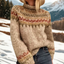 Ingrid – Warm Winter Sweater with Nordic Pattern