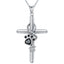 Elyran – Cross Pendant Necklace with Paw Detail